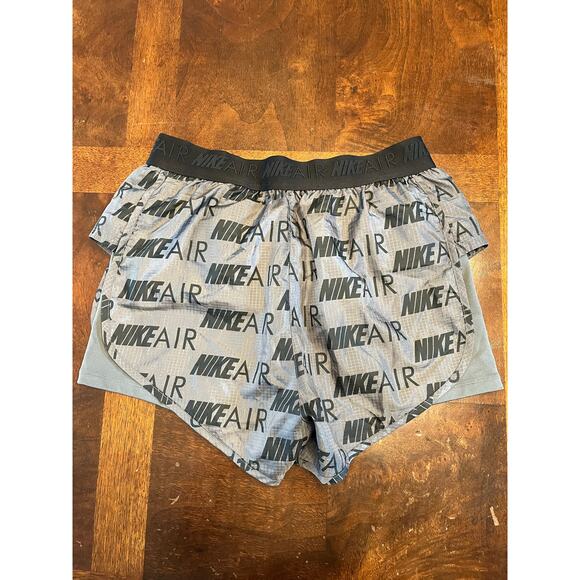 Nike Air All-Over Print Grey Running Shorts Small Dri-FIT Mesh Lined NikeAIR - Picture 7 of 7